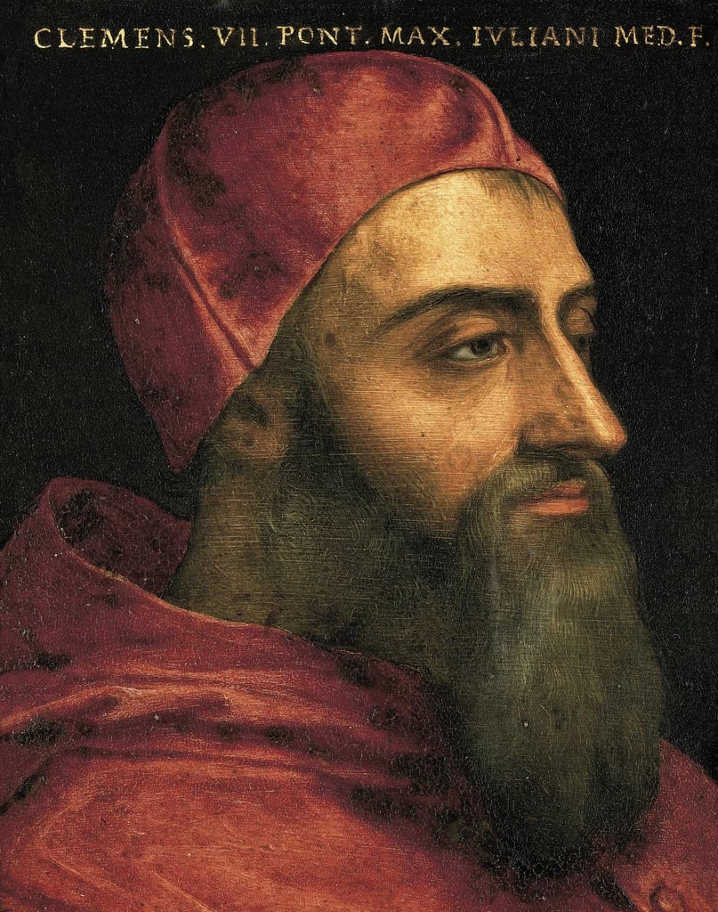 84-Ritratto di Clemente VII-Galleria degli Uffizi, Florence 